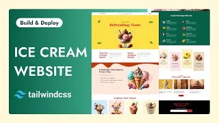 Thumbnail: Tailwind CSS: Build and Deploy a Fully Responsive Ice Cream Website