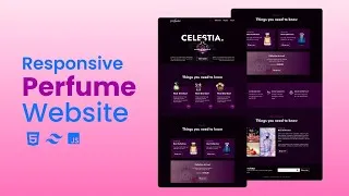 Thumbnail: Tailwind CSS Build and Deploy a Fully Responsive Perfume Website