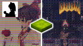 Thumbnail: Running FULL COLOR Bad Apple and DOOM on Minecraft Cushion LEDs!
