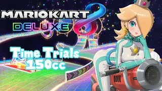 Thumbnail: Mario Kart 8 Deluxe 150cc Time Trials | Wii Rainbow Road - 2:42:401