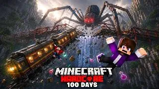 Thumbnail: We Survived 100 Days on a Most TERRIFYING Spider in Hardcore Minecraft!