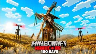 Thumbnail: Surviving Minecraft's Terrifying Horror Mods for 100 Days in Hardcore! 