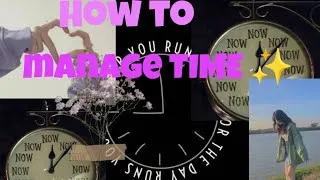 Thumbnail: feeling like there ain't enough time in a day ? watch this then 🌷✨|TIME MANAGEMENT|lilacyie