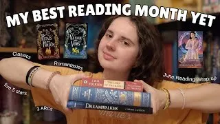 Thumbnail: MY JUNE READING WRAP-UP & JULY TBR | my best reading month yet with five 5⭐ reads!
