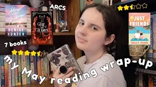 Thumbnail: The 7 books I read in May (and whether you should read them) | ARCS, a classic, romances, and more