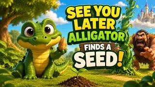 Thumbnail: See You Later Alligator Finds a Seed! 🌱 | Alligator Song for Kids