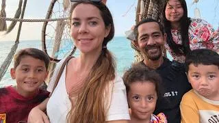 Thumbnail: American/Thai family with 3 small kids explore Koh Phangan, Thailand