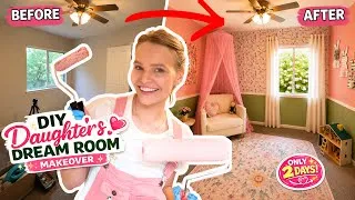 Thumbnail: I Transformed My 5-Year-Old’s Room Into a Dream Princess Room as a Surprise! Before & After Makeover