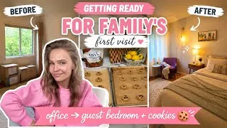 Thumbnail: Turning My Office Into a Guest Bedroom for My Mother -in-Law | Mom Vlog