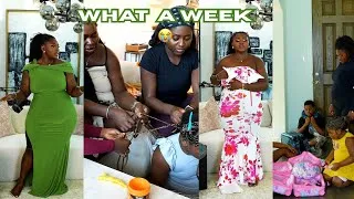 Thumbnail: WEEKLY VLOG: Dress My New Body, Food Poisoning, Hawaii Prep, Packing for 3 Kids + Airport Day