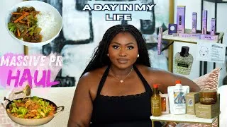 Thumbnail: Spend the Day With Me | High Protein Meals Cooking, Perfume Review, Beauty & an Unexpected PR Haul