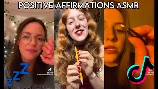 Thumbnail: TikTok POSITIVITY ASMR compilation | Positive affirmations and plucking negative energy ✨