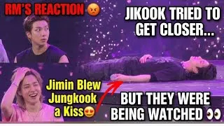 Thumbnail: 🔴RM’s Reaction😡 to Jikook | Jimin Blew Jungkook a Kiss 😍🥹 #jikook #bts 