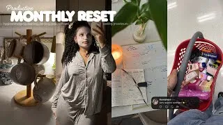 Thumbnail: Productive Monthly Reset 🫧 Hygiene shopping, Cleaning, Planning, Goals, Grocery restock, Cooking,etc
