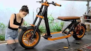 Thumbnail: I Built a Strange Electric Scooter With a Unique Frame Design – The Result Is Amazing