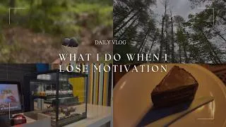 Thumbnail: What I Do When I Lose Motivation | A Realistic Day in My Life | The Truth About Unproductive Days