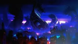 Thumbnail: 𝗧𝗛𝗘 𝗨𝗡𝗛𝗢𝗟𝗬 𝗗𝗜𝗦𝗧𝗥𝗜𝗖𝗧 崩城 | 1990s Ambient Vaporwave