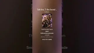 Thumbnail: OLD - Talk first, T Rex Second (Live) (Lina's Song)
