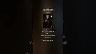 Thumbnail: Nothing More (Gideon's Song)