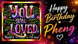 Thumbnail: Happy Birthday, Pheng 🤍 | You Are Loved | Speed Painting Tribute
