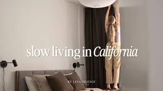Thumbnail: Slow Living in SoCal | baking bread, new curtains, Quince bedding, train to San Diego