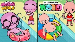 Thumbnail: 🐷 Peppa Pig AVATAR WORLD VS TOCA BOCA | Swimming 💦