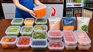 Thumbnail: 12 Genius Food Freezing & Storage Hacks to Save Time & Money | Ultimate Fridge Organization