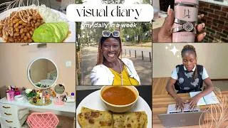 Thumbnail: Visual Diary: New Lights, New Mirror, Work Day At The Office, Porridge Recipe, Influencing World,