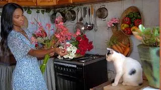 Thumbnail: Slow Living Alone in Rwanda| Cleaning, Gardening & Making Homemade Meals
