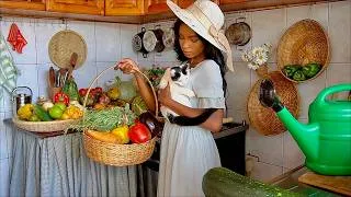 Thumbnail: Slow Living Alone in Rwanda | $20 Farmer's Market & Cozy Kitchen Day