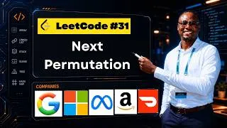 Thumbnail: Next Permutation — LeetCode 31 (The Pattern You Have to Memorize)