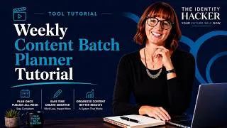 Thumbnail: How to Plan a Full Week of Content in Under 10 Minutes (Free AI Tool)