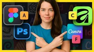 Thumbnail: I RANKED ALL Major DESIGN Software! Photoshop, Figma, Canva, Affinity: Which to AVOID