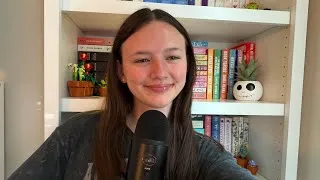 Thumbnail: ASMR Bookshelf Tour 📚💙