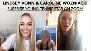 Thumbnail: Lindsey Vonn's Virtual Career Day withTennis Champion Caroline Wozniacki
