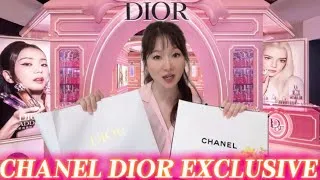 Thumbnail: CHANEL + DIOR DOUBLE Beauty Unboxing… I Got BOTH & pop up exclusive gifts reveal 💖