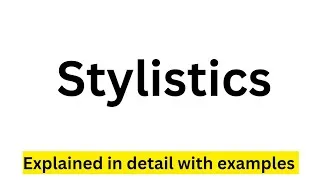 Thumbnail: What is Stylistics?|Importance|Types of stylistics #linguistics #stylistics