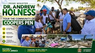 Thumbnail: Prime Minister Dr Andrew Holness met with Coopers pen residence