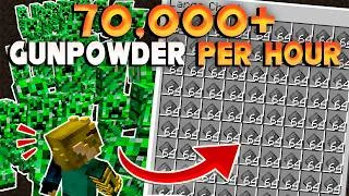 Thumbnail: 70,000 Gunpowder Per Hour? This Creeper Farm is INSANE