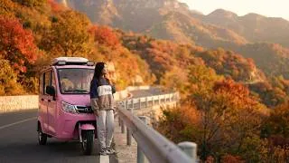 Thumbnail: Soft Autumn Light 🍁 | Slow Mountain Journey on My 3-Wheel Trike