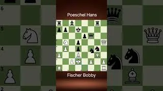 Thumbnail: One of Bobby Fischer's Most Surprising Losses! 😲 | Hans Poeschel vs Bobby Fischer (1970)