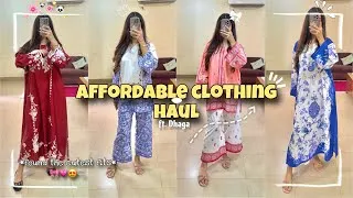 Thumbnail: Affordable clothing haul ft. Dhaga | Trendy uni & office outfits inspo🛍️✨