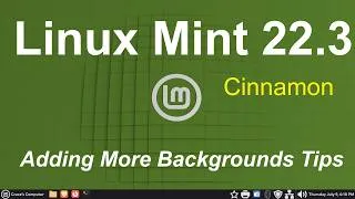 Thumbnail: Linux Mint 22.3 - Cinnamon - Extra Background Images.