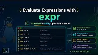Thumbnail: Evaluate Expressions with expr – Arithmetic & String Operations in Linux!