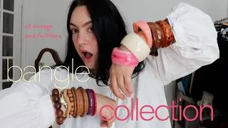 Thumbnail: my entire vintage bangle collection ❤︎₊ ⊹ ♡