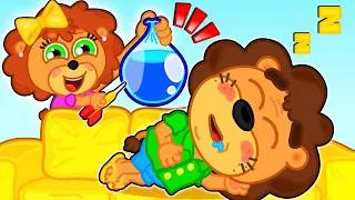 Thumbnail: Lion Family | Funny DAY with family | Cartoon for Kids
