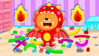 Thumbnail: Lion Family | Feelings and Emotions - Baby Wants to Cry | Cartoon for Kids