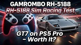 Thumbnail: Can a Gamrombo PS5 controller outperform a DualSense and my Fanatec sim rig @ Monza in GT7?