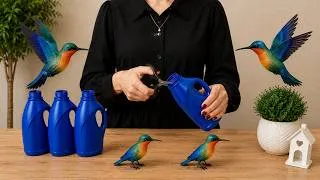 Thumbnail: Turn Waste Plastic Bottles Into Beautiful Bird Decoration! 🐦 Amazing DIY Idea