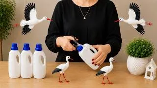 Thumbnail: Turn Waste Plastic Bottles Into Beautiful Bird Decoration! 🪽 Amazing DIY Idea